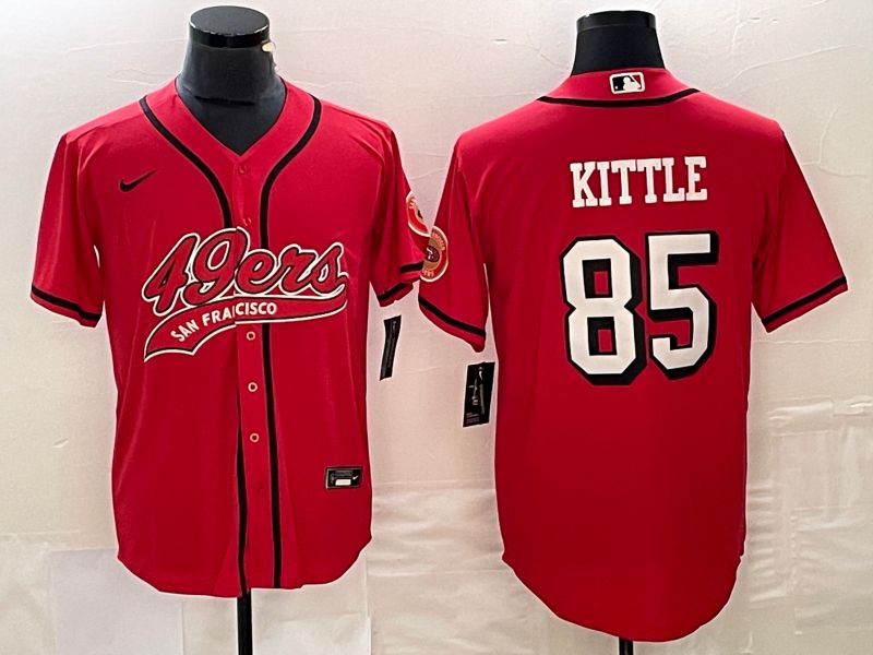 Men San Francisco 49ers #85 Kittle Red Nike 2023 Co Branding Game NFL Jersey style 1->san francisco 49ers->NFL Jersey